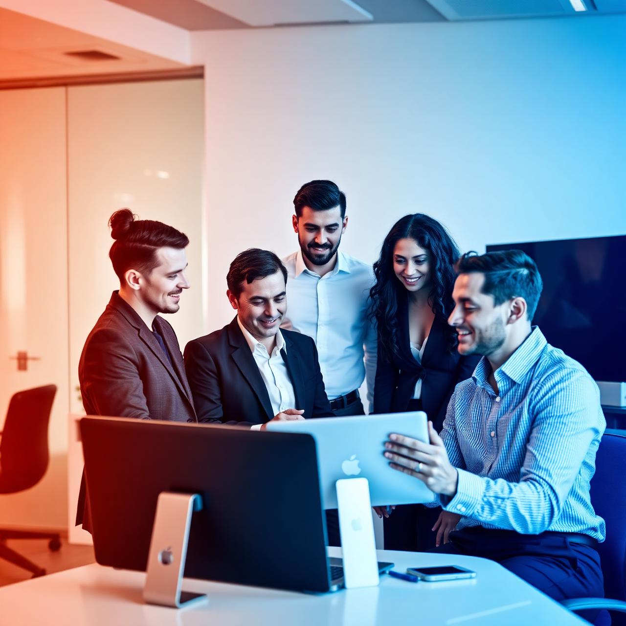 Team designing AI and automation systems